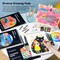 Deluxe Gift Art Kit, 202-Piece Wooden Art Supplies Set with 4 Drawing Pads, Canvases, Coloring Sheets, Acrylic Paint, Crayons, Oil Pastels, Colored Pencils for Kids